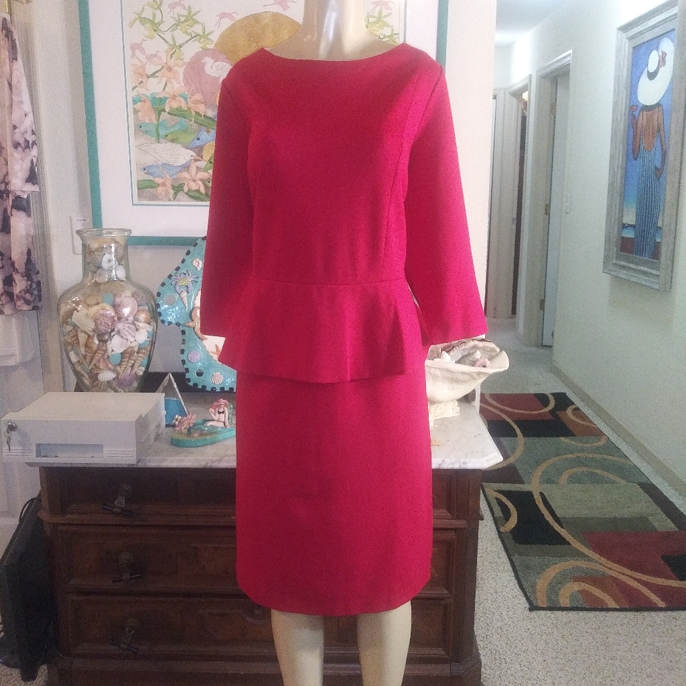TALBOTS RED DRESS SZ 16W